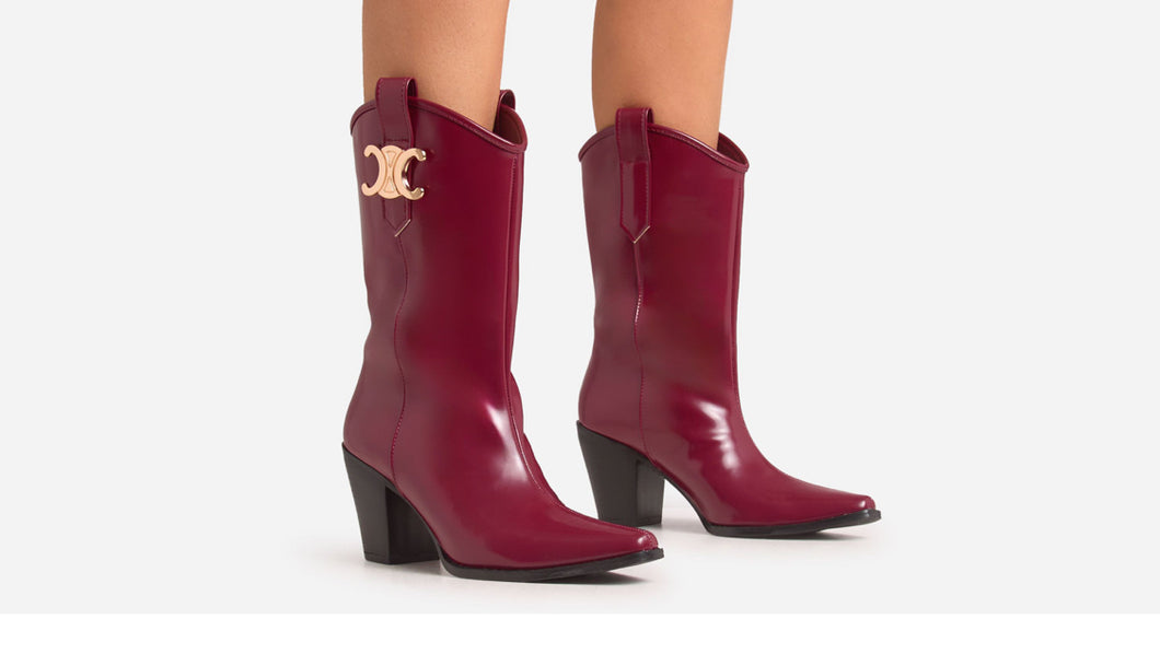 Burgundy Cowgirl Boot